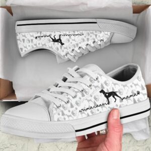 Weimaraner Low Top Shoes, Dog Memorial Gift,…
