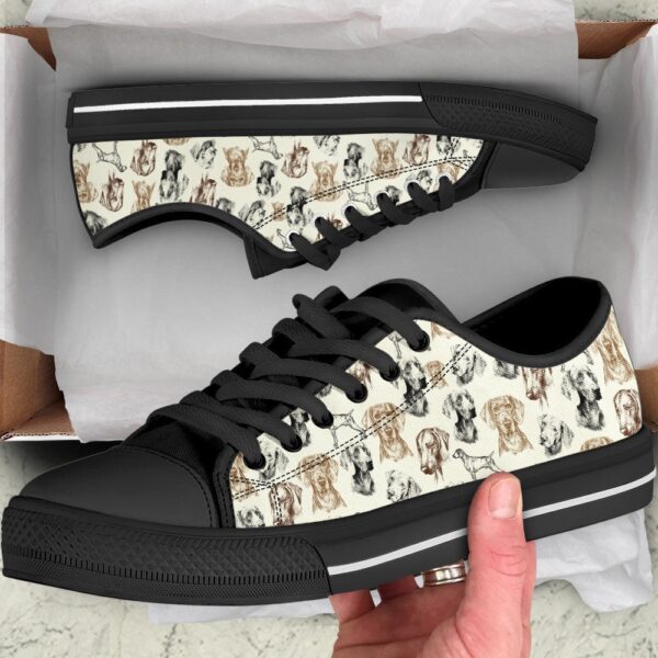 Weimaraner Low Top Shoes, Lowtop Casual Shoes Gift For Adults, Designer Low Top Shoes, Low Top Sneakers