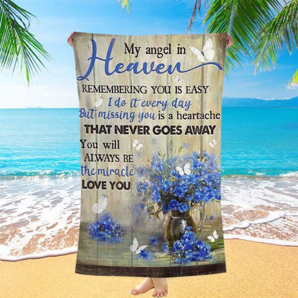 You Will Always Be The Miracle Beach Towel, Christian Beach Towel, Beach Towel