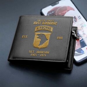 101st Airborne Division Men Wallet Custom Your Name And Year Military Wallet For Soldiers Veteran Wallet 1 f9yesp.jpg