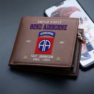 82nd Airborne Custom Your Name Rank And Year Military Wallet For Soldiers Veteran Wallet 3 do3pwx.jpg