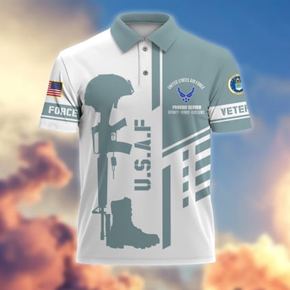 Air Force Veteran Polo Shirt, Proudly Served US Air Force Veterans Polo Shirt Air Force Veteran Polo Shirt, Proudly Served US Air Force Veterans Polo Shirt