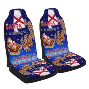 Alabama Christmas Santa Is Coming To Alabama Seat Cover Cars Christmas Car Seat Cover Car Seat Cover 1 ak1dmv.jpg