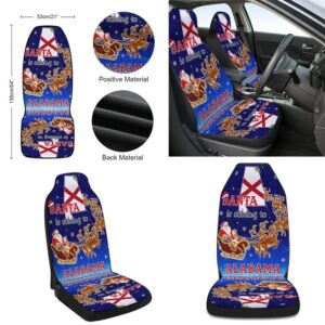 Alabama Christmas Santa Is Coming To Alabama Seat Cover Cars Christmas Car Seat Cover Car Seat Cover 2 ozvjfz.jpg