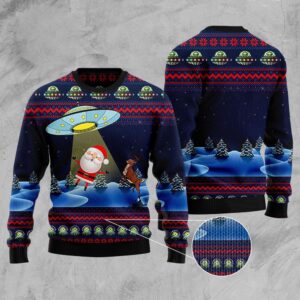 Alien Ugly Christmas Sweater, Christmas Sweater, Ugly…
