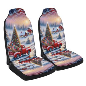 All Hearts Come Home For Christmas Red Truck Seat Cover Cars Christmas Car Seat Cover Car Seat Cover 1 ni1xfg.jpg