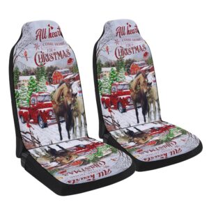 All Hearts Come Home For Christmas Seat Cover Cars Christmas Car Seat Cover Car Seat Cover 1 rvaaww.jpg