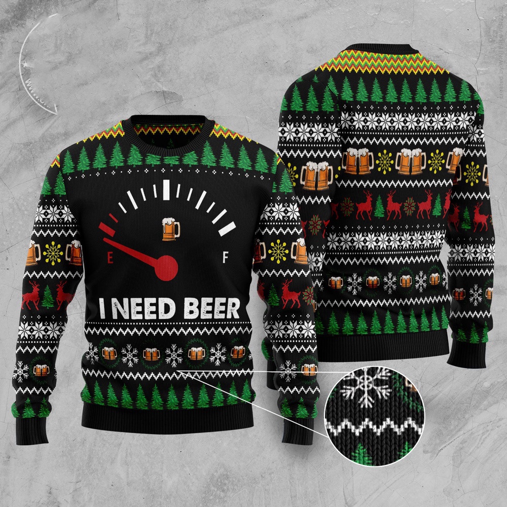 Amazing Beer Ugly Christmas Sweater, Christmas Sweater, Ugly Sweater, Funny Xmas Sweaters