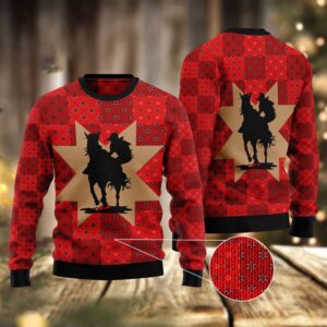 Amazing Cowgirl Ugly Christmas Sweater, Christmas Sweater,…