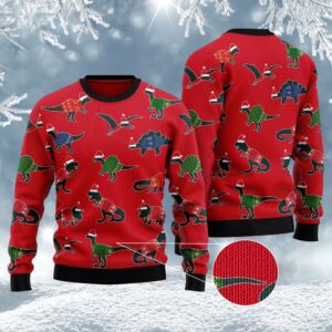 Amazing Dinosaur Christmas Ugly Christmas Sweater, Christmas…