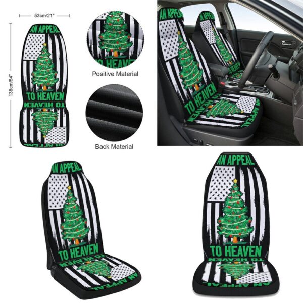 An Appeal To Heaven Christmas Pine Tree Seat Cover Cars, Christmas Car Seat Cover, Car Seat Cover