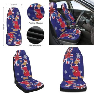 Austalia Christmas Kangaroo Claus Merry Christmas Seat Cover Cars Christmas Car Seat Cover Car Seat Cover 2 xe8udc.jpg