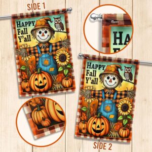 Autumn Scarecrow Happy Fall Y all Flag Halloween Flag Halloween Garden Flags Halloween House Flags 2 ozj1aw.jpg