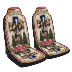 Baby Jesus Christmas Joy To The World The Lord Is Come Seat Cover Cars Christmas Car Seat Cover Car Seat Cover 1 jlfgze.jpg