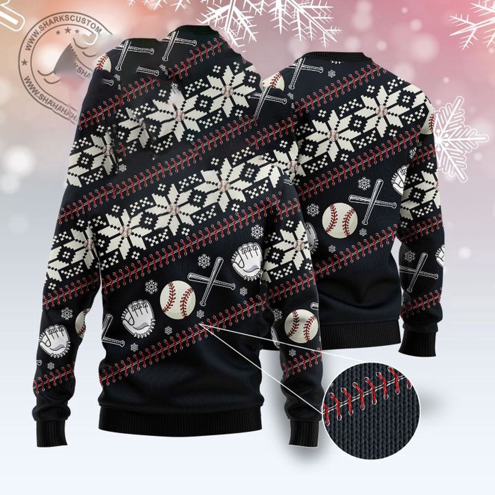 Baseball Christmas Ugly Christmas Sweater, Christmas Sweater, Ugly Sweater, Funny Xmas Sweaters Baseball Christmas Ugly Christmas Sweater, Christmas Sweater, Ugly Sweater, Funny Xmas Sweaters