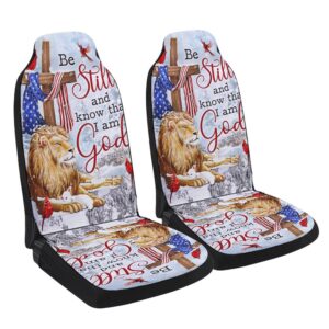 Be Still And Know That I Am God Lion of Judah Christmas Seat Cover Cars Christmas Car Seat Cover Car Seat Cover 1 bbhqqq.jpg