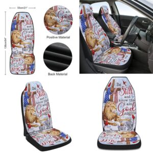 Be Still And Know That I Am God Lion of Judah Christmas Seat Cover Cars Christmas Car Seat Cover Car Seat Cover 2 uml1bx.jpg