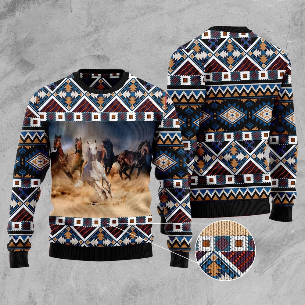 Beautiful Horses Ugly Christmas Sweater, Christmas Sweater, Ugly Sweater, Funny Xmas Sweaters Beautiful Horses Ugly Christmas Sweater, Christmas Sweater, Ugly Sweater, Funny Xmas Sweaters