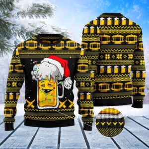 Beer Xmas Ugly Christmas Sweater, Christmas Sweater,…