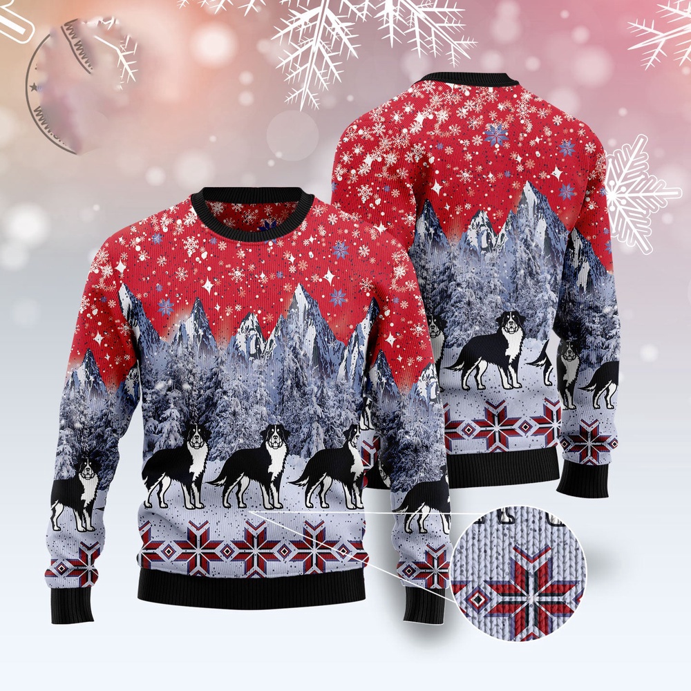 Bernese Mountain Dog Snow Ugly Christmas Sweater, Dog Ugly Christmas Sweater, Ugly Dog Sweaters Bernese Mountain Dog Snow Ugly Christmas Sweater, Dog Ugly Christmas Sweater, Ugly Dog Sweaters