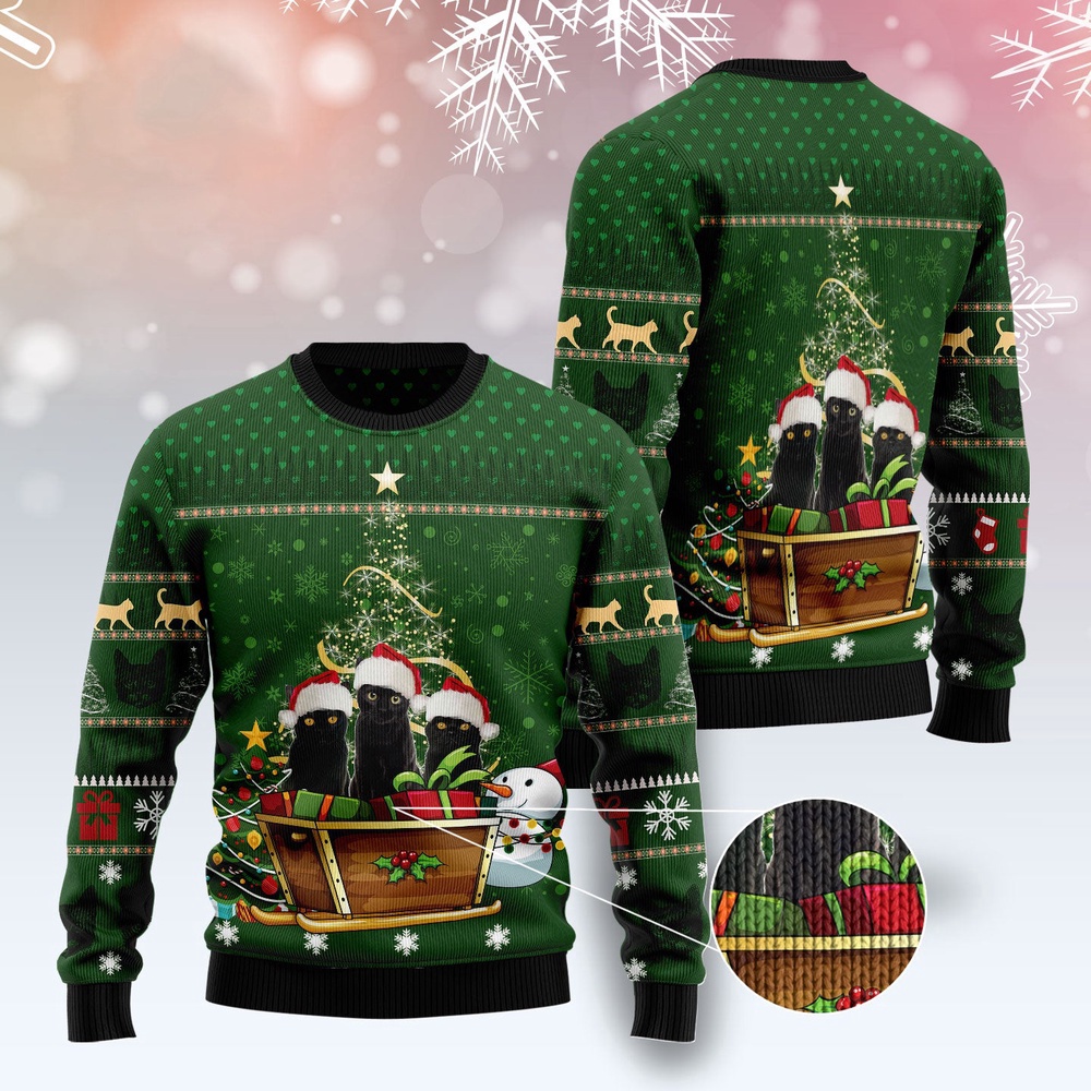 Black Cat Group Xmas Ugly Christmas Sweater, Christmas Cat Ugly Sweater, Ugly Cat Xmas Sweater Black Cat Group Xmas Ugly Christmas Sweater, Christmas Cat Ugly Sweater, Ugly Cat Xmas Sweater