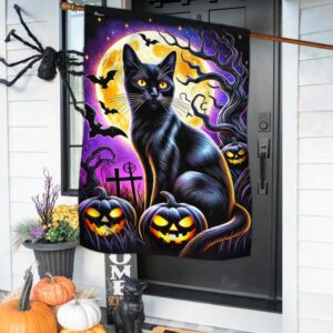 Black Cat Halloween Flag Halloween Flag Halloween Garden Flags Halloween House Flags 2 frra1h.jpg