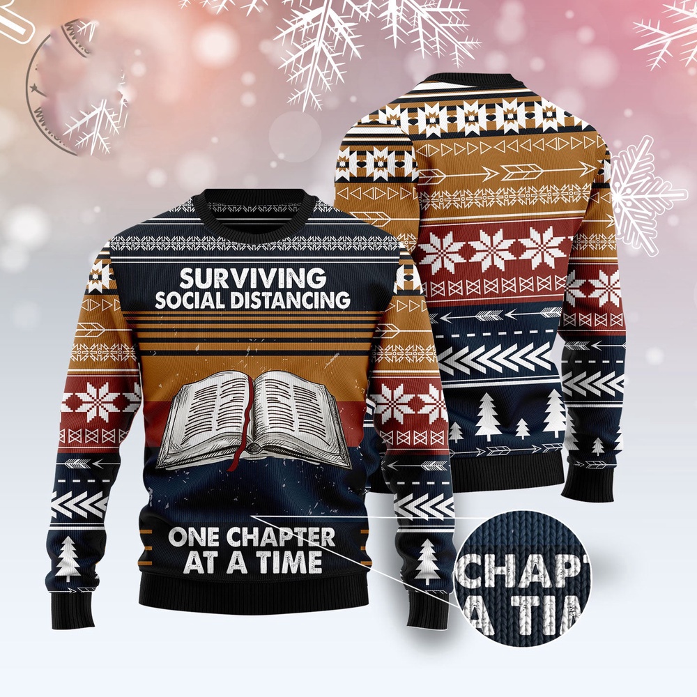 Book Retro Vintage Ugly Christmas Sweater, Christmas Sweater, Ugly Sweater, Funny Xmas Sweaters