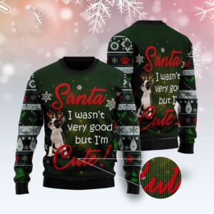 Boston Terrier I’M Cute Ugly Christmas Sweater,…