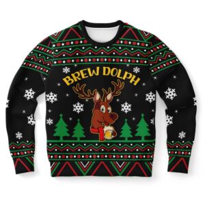 Brewdolph Ugly Christmas Sweater, Christmas Sweater, Ugly…