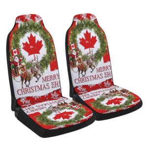 Canada Merry Christmas Eh Canadian Seat Cover…