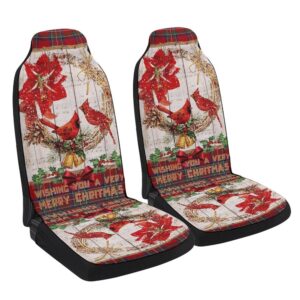 Cardinal A Very Merry Christmas Seat Cover…