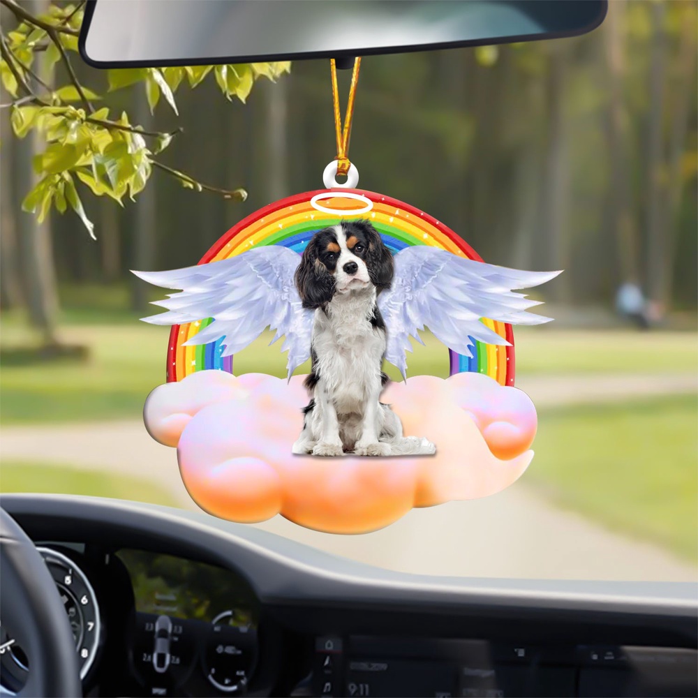 Cavalier King Charles Spaniel With Angel Wings Memorial Ornament, Christmas Ornament, Dog Ornament, Xmas Dog Ornaments Cavalier King Charles Spaniel With Angel Wings Memorial Ornament, Christmas Ornament, Dog Ornament, Xmas Dog Ornaments
