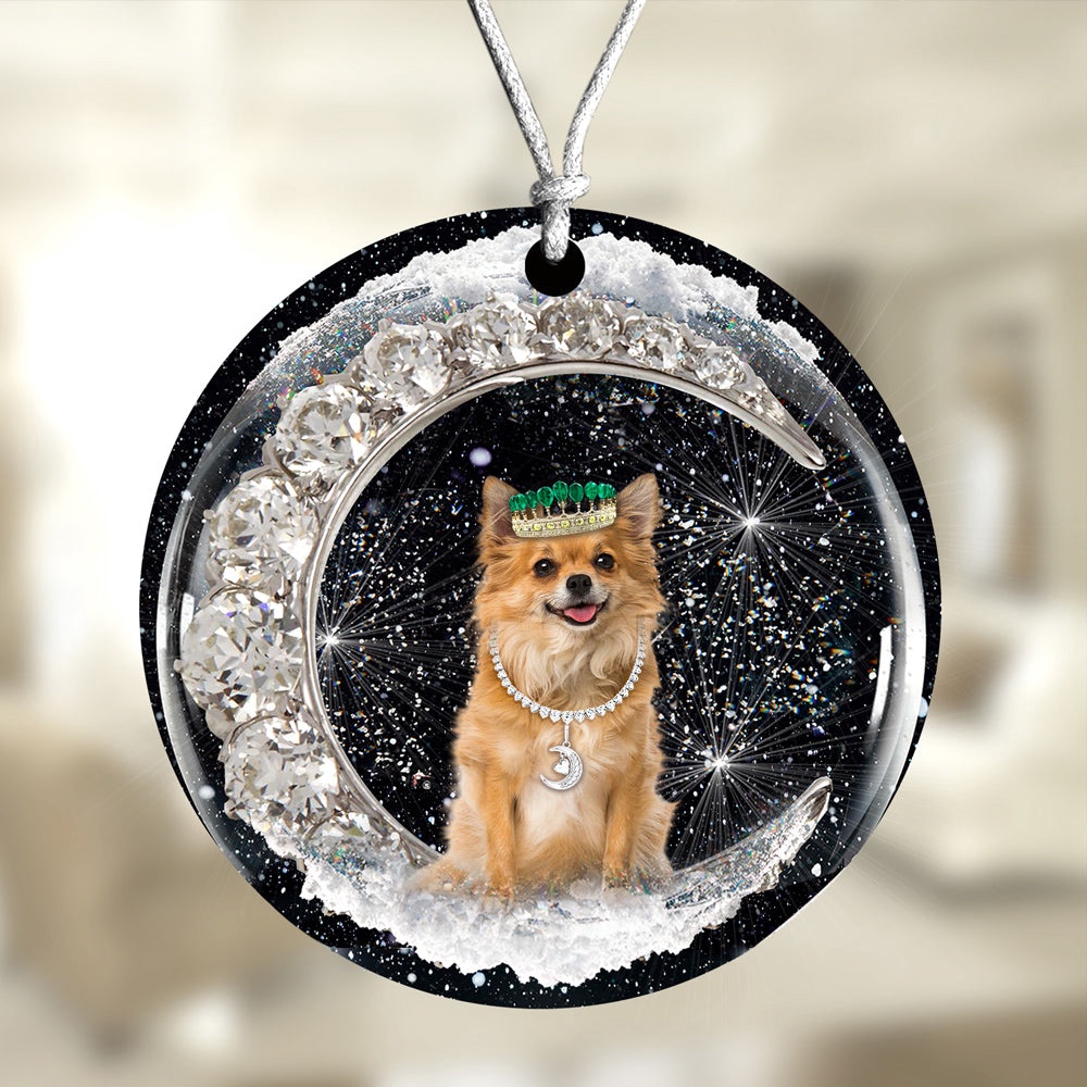 Chihuahua3 With Crown Diamond Ornament, Christmas Ornament, Dog Ornament, Xmas Dog Ornaments Chihuahua3 With Crown Diamond Ornament, Christmas Ornament, Dog Ornament, Xmas Dog Ornaments