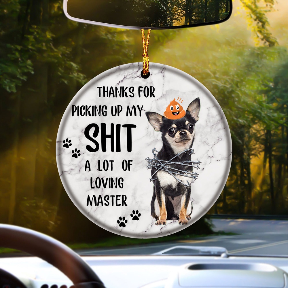 Chihuahua A Lot Of Loving Master Ornament, Christmas Ornament, Dog Ornament, Xmas Dog Ornaments Chihuahua A Lot Of Loving Master Ornament, Christmas Ornament, Dog Ornament, Xmas Dog Ornaments