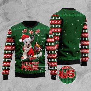 Chihuahua Santa Paws Ugly Christmas Sweater, Dog…
