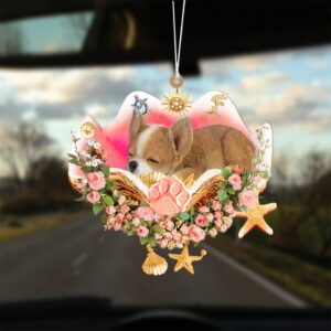 Chihuahua Sleeping In The Seashell Ornament, Christmas…