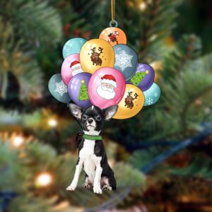 Chihuahua With Balloons Christmas Ornament, Christmas Ornament,…