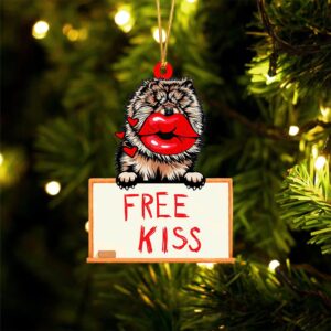 Chou-Chou Free Kiss Christmas Ornament, Christmas Ornament,…