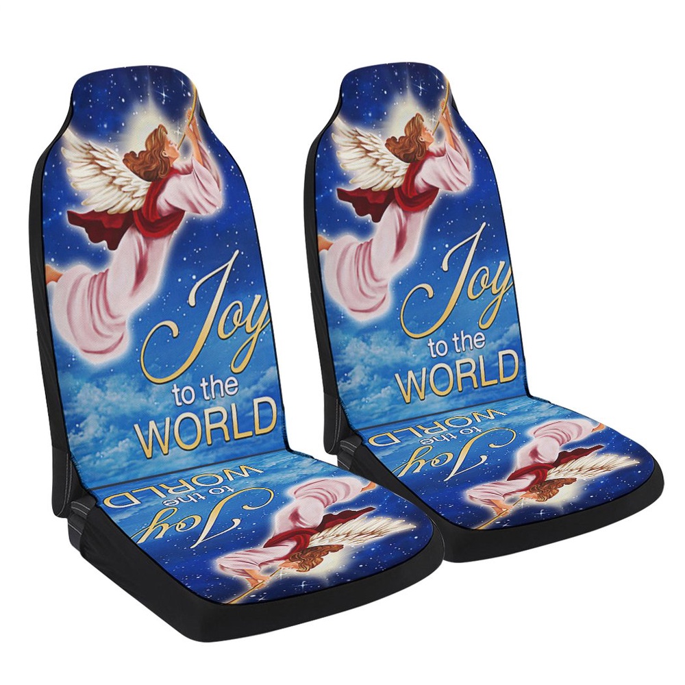 Christmas Angel Joy To The World Seat Cover Cars, Christmas Car Seat Cover, Car Seat Cover