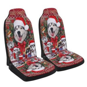 Christmas Begins With Husky Seat Cover Cars,…