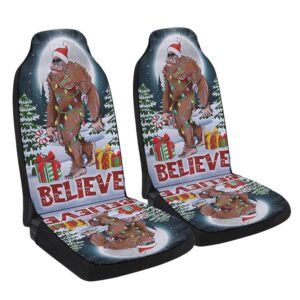 Christmas Bigfoot Believe Seat Cover Cars, Christmas…