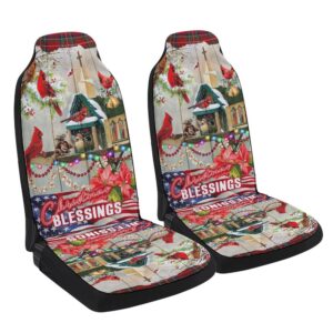 Christmas Blessings Seat Cover Cars, Christmas Car…