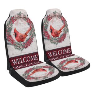 Christmas Cardinal Welcome Seat Cover Cars, Christmas…