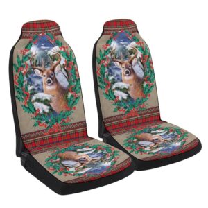 Christmas Deer Seat Cover Cars, Christmas Car…