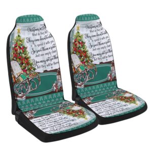 Christmas In Heaven Christmas Memorial Seat Cover…