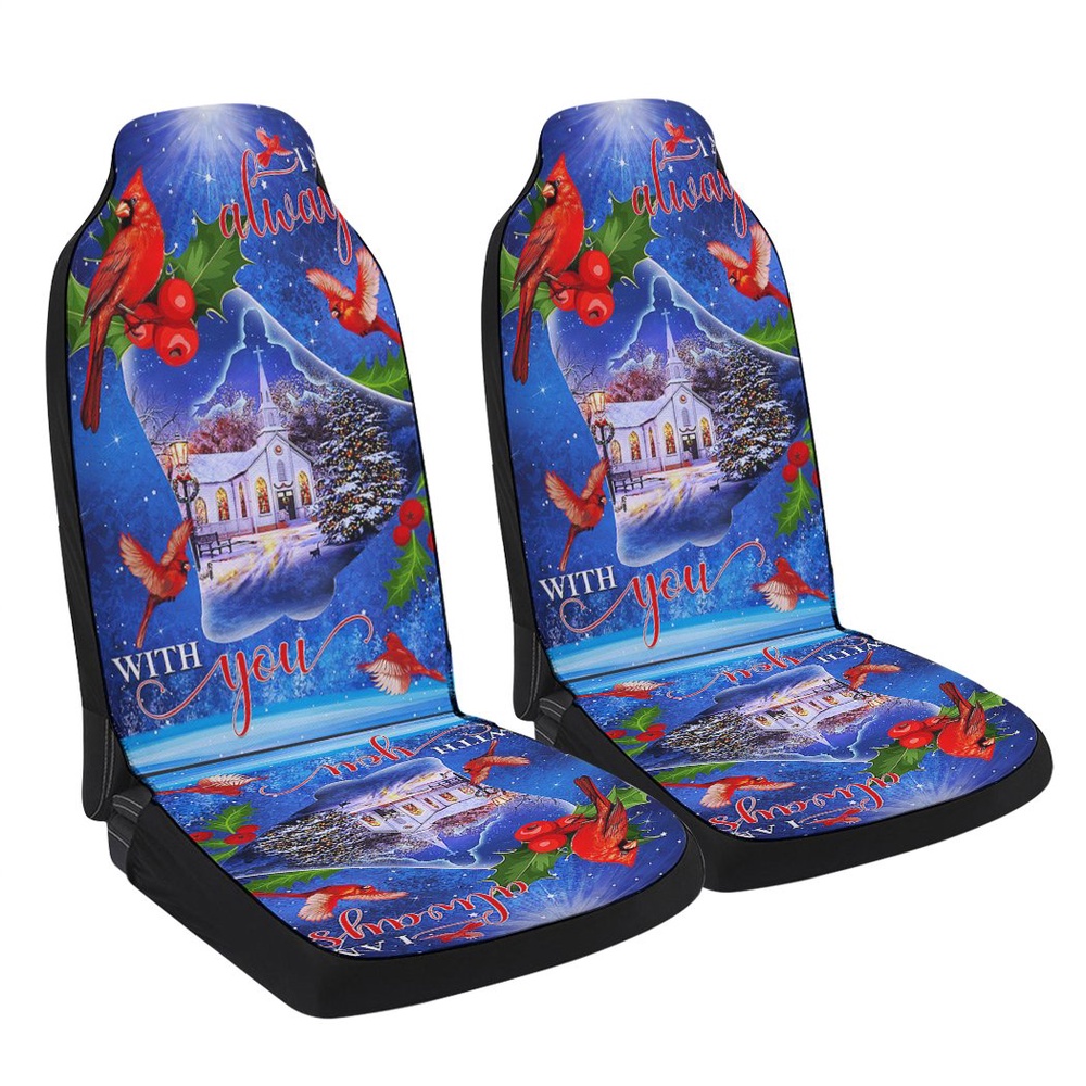 Christmas Jesus Cardinal Seat Cover Cars, Christmas Car Seat Cover, Car Seat Cover
