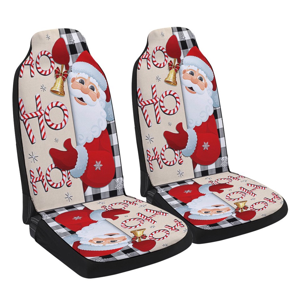 Christmas Santa Claus Home Ho Ho Ho Seat Cover Cars, Christmas Car Seat Cover, Car Seat Cover
