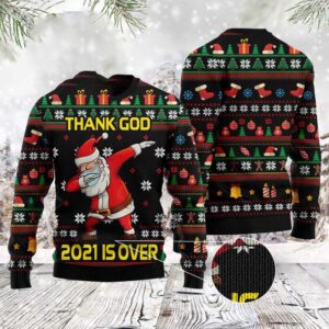 Christmas Thank God Is Over Santa Dabbing&hellip;