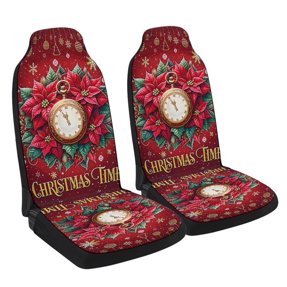 Christmas Time The Most Wonderful Time Of The Year Seat Cover Cars, Christmas Car Seat Cover, Car Seat Cover