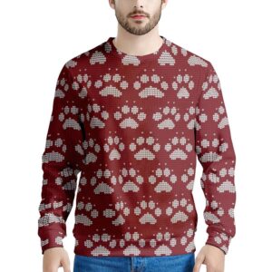 Christmas Ugly Paw Men’s Sweatshirt, Christmas Sweater,&hellip;